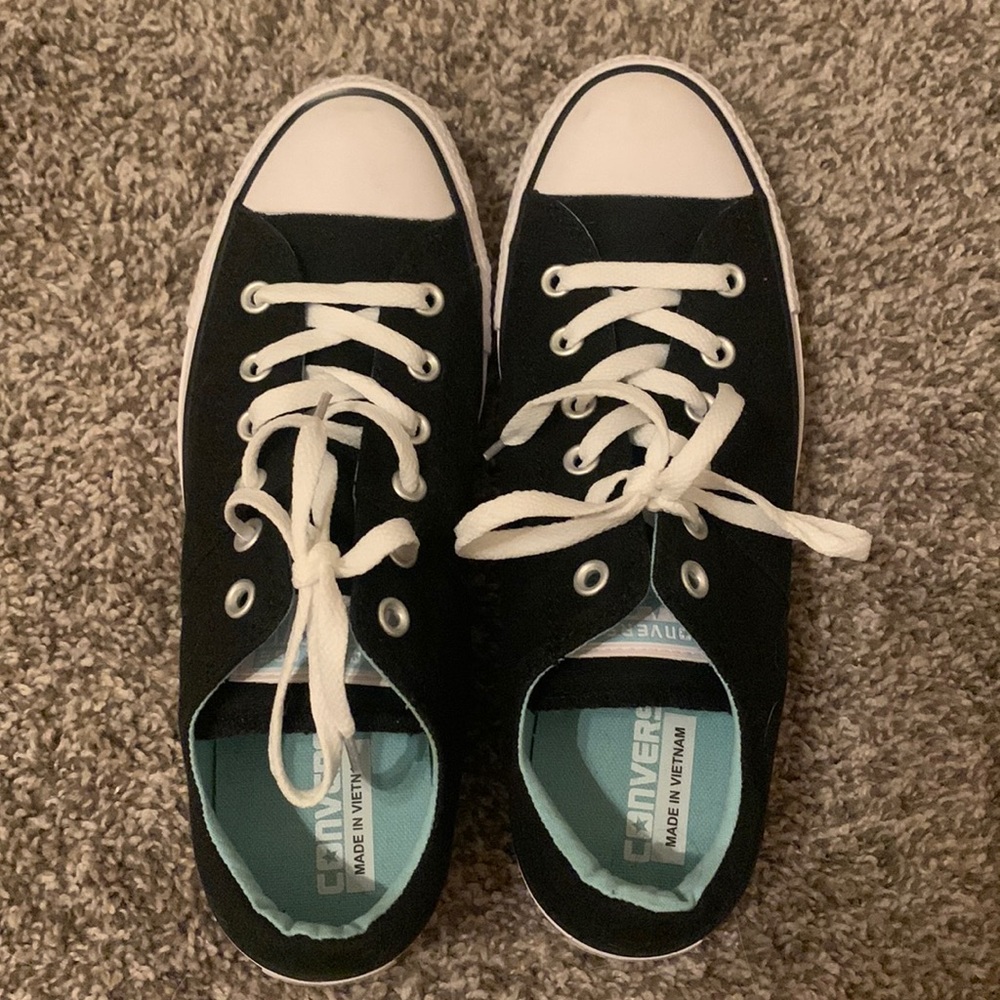 Black Converse All Star Low Tops